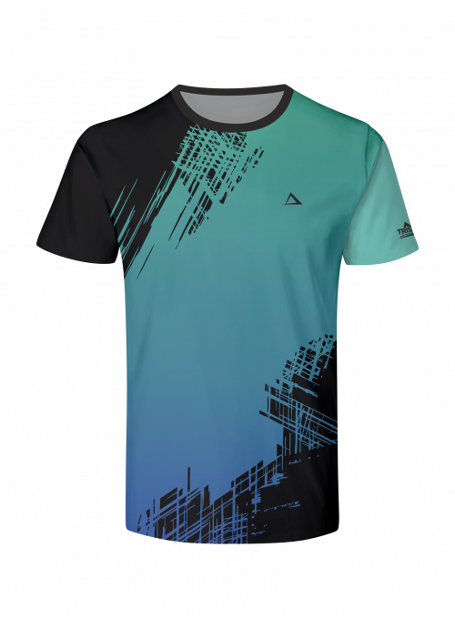 Moška športna majica - motiv Grunge gradient