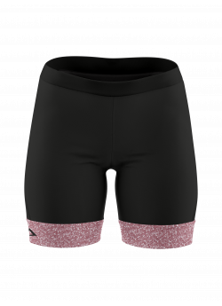 Ženske dopasne kolesarske hlače - motiv Glitter