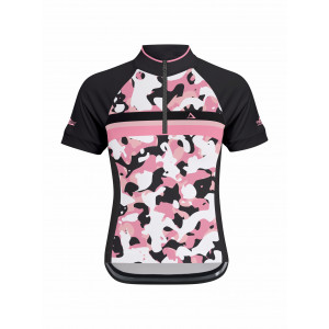 Ženska kolesarska majica - motiv Camuflage